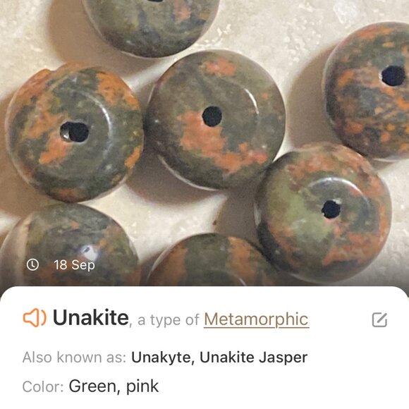 Genuine Jungle Green Unakite Necklace, Natural Gemstone Pendant Necklace - Picture 14 of 16